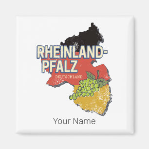 Rhineland-Palatinate Germany Federal State RLP Magnet