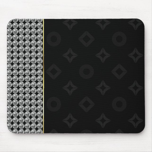 Rhinestone Glamour Set  mouse pad (Front)