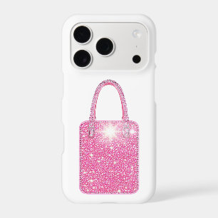 Rhinestone Pink Handbag iPhone Case Y2K Glam