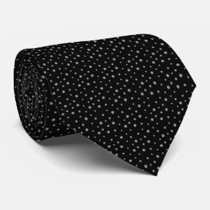 Rhinestones on black tie