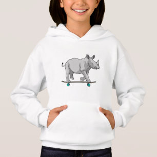 Rhino as Skater with Skateboard