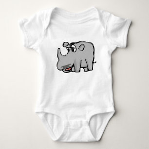 Rhino Baby Bodysuit