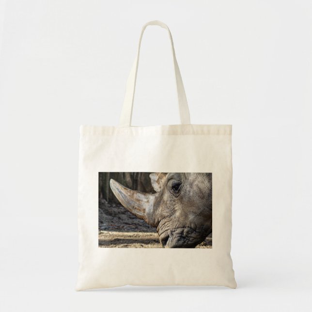 Rhino Conservation Tote Bag (Front)