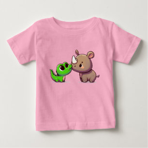 Rhino crocodile  baby T-Shirt