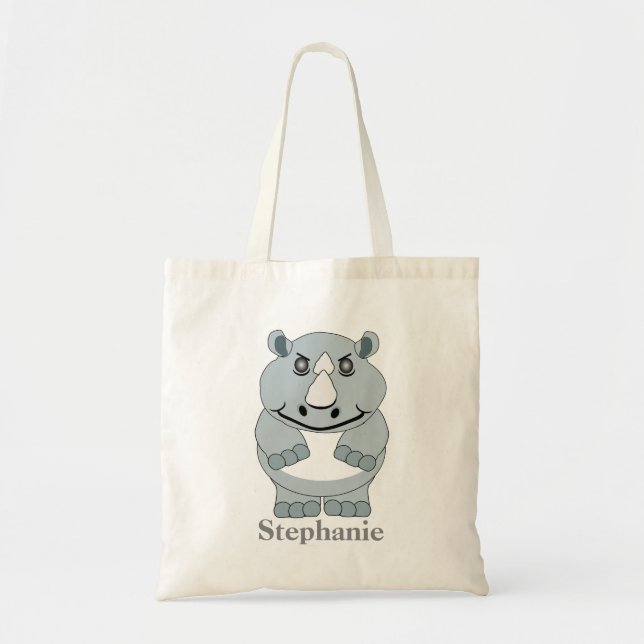 Rhino Design Tote Bag (Front)