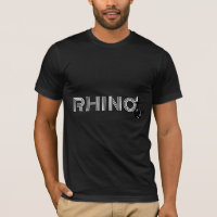 Rhino Letter Logo – O with Rhino Head Silhouette