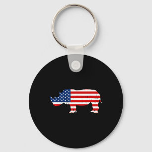 Rhino Lover Rhinoceros Horn Safari Wildlife Indepe Key Ring