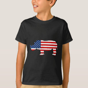 Rhino Lover Rhinoceros Horn Safari Wildlife Indepe T-Shirt