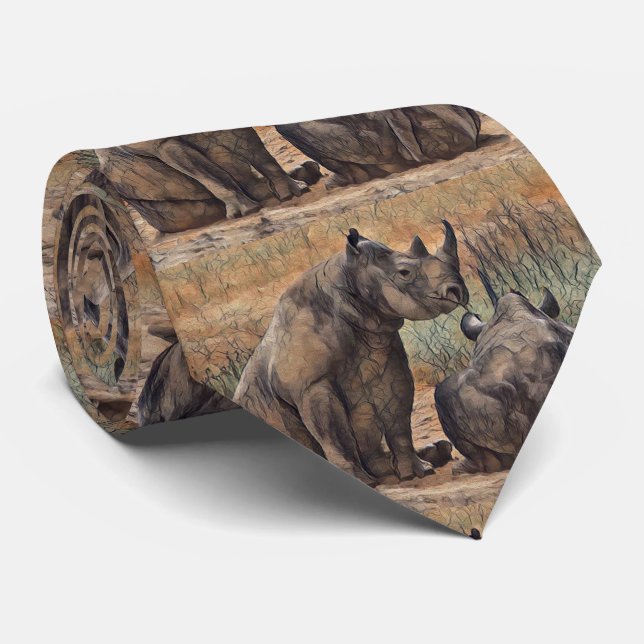 Rhino Oil Paint,  Tie (Rolled)