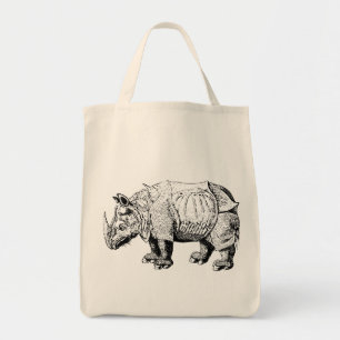 Rhino Rhinoceroses animal Africa safari nature Tote Bag