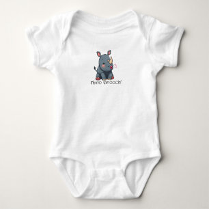 rhino smooch! baby bodysuit