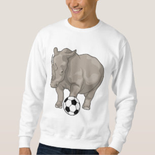 Rhino Soccer player Soccer Sweatshirt