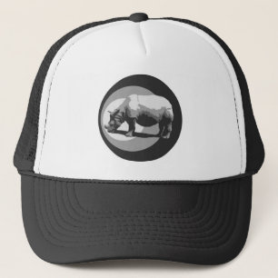Rhino Symbol Truckers Hat