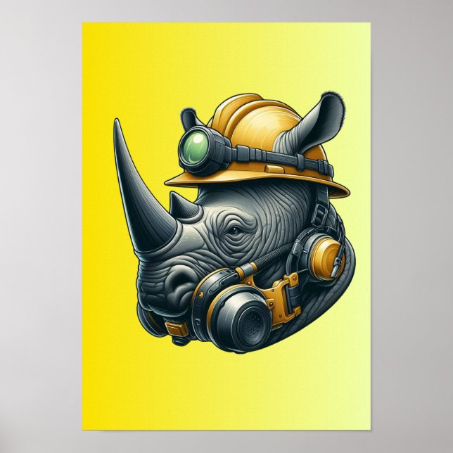 Rhino The Miner Poster (Front)