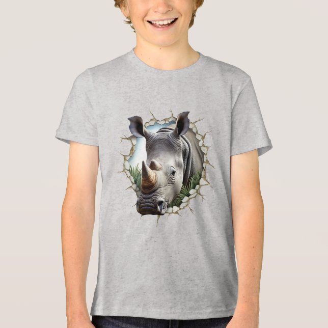 Rhino Tri-Blend Shirt (Front)