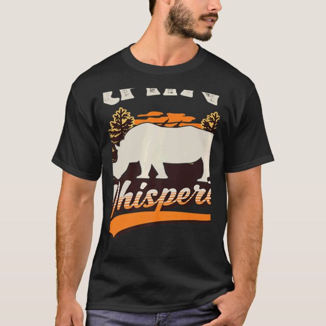 Rhino Whisperer   T-Shirt (Front)