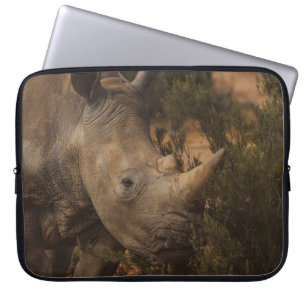 RHINO WILD ANIMALS LAPTOP SLEEVE