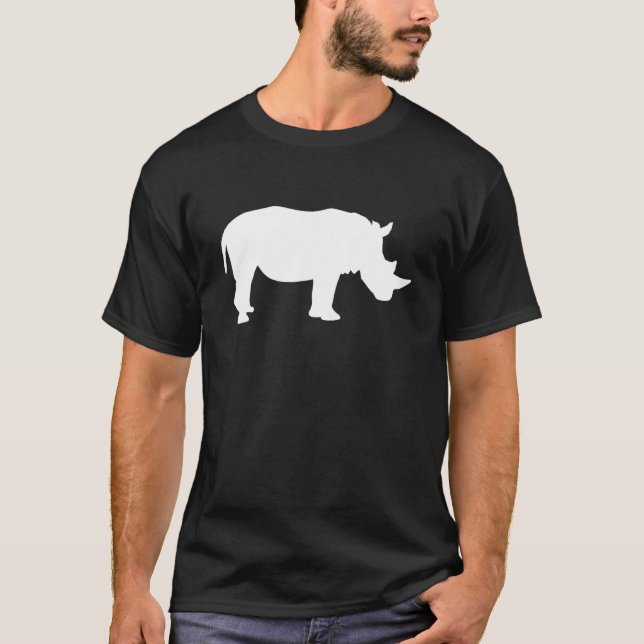 Rhino With Horn T-Shirt (Front)