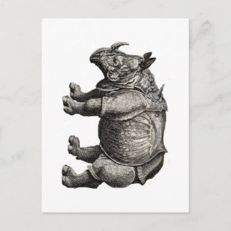 RHINOCEROS - 1600's Image - Postcard
