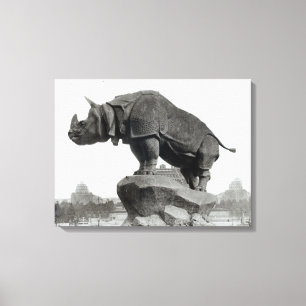 Rhinoceros Canvas Print