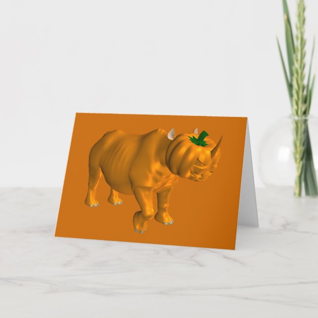 Rhinoceros Card (Front)