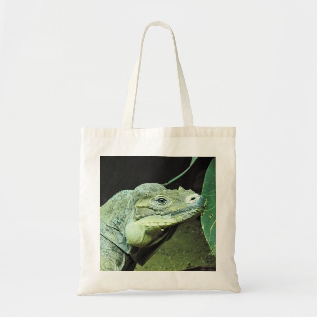 Rhinoceros Iguana Tote Bag (Front)