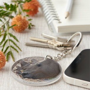 Rhinoceros Key Ring