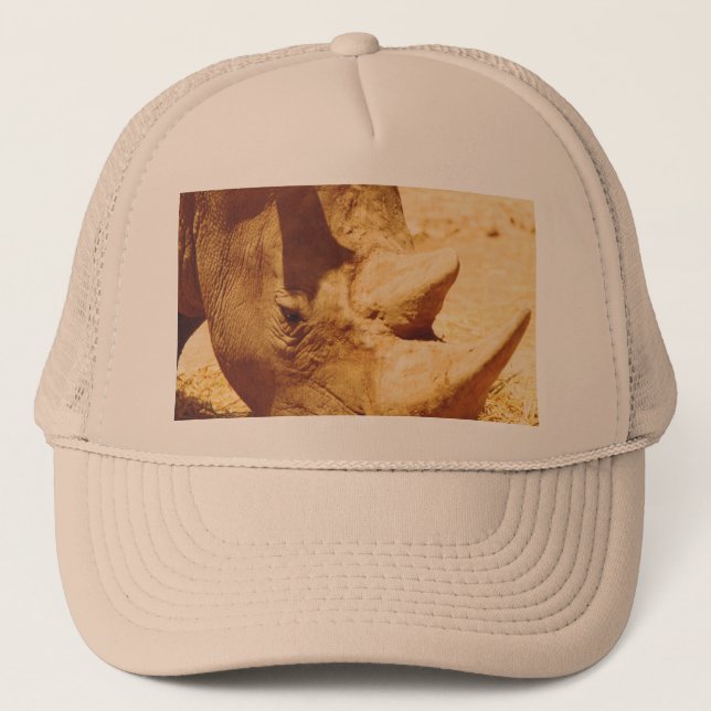 Rhinoceros Love Trucker Hat (Front)