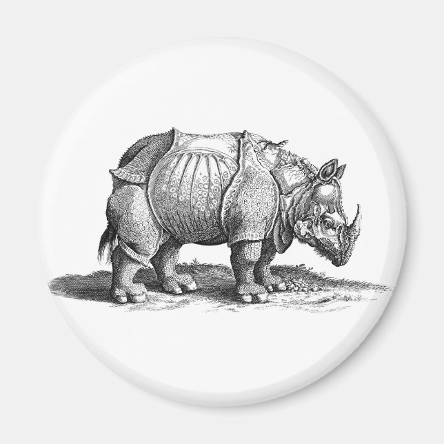Rhinoceros Magnet (Front)