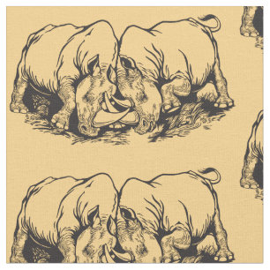 rhinoceros or rhino fabric