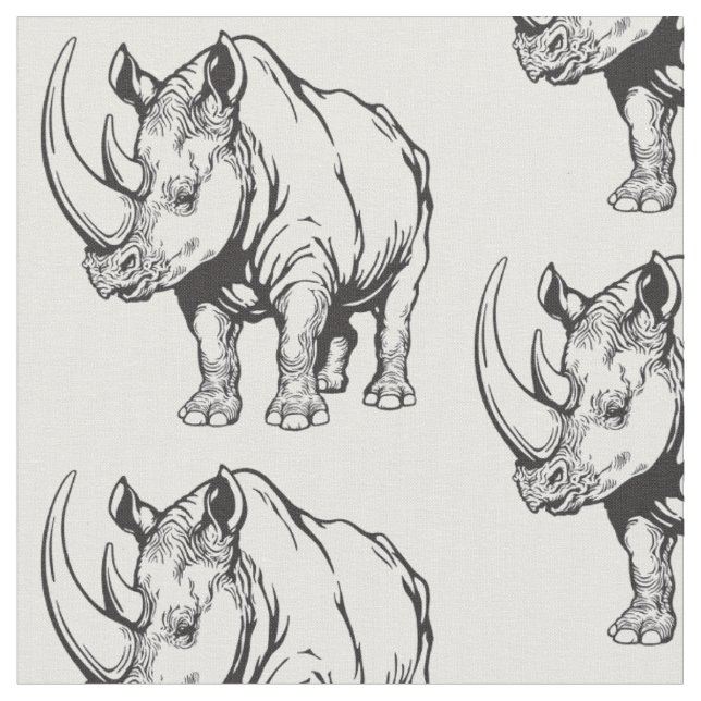 rhinoceros or rhino fabric (Close Up)