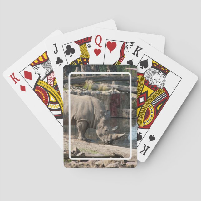 Rhinoceros Playing Cards (Back)