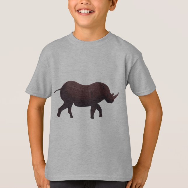 Rhinoceros, Rhino Animal Tee Shirts (Front)
