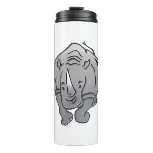 Rhinoceros Rhino Chubby Unicorn Thermal Tumbler