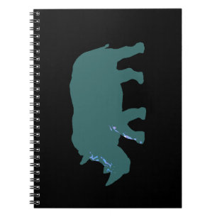 Rhinoceros Spiral Notebook