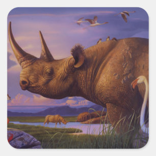 Rhinoceros Sticker