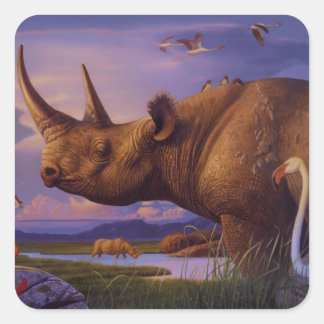 Rhinoceros Sticker