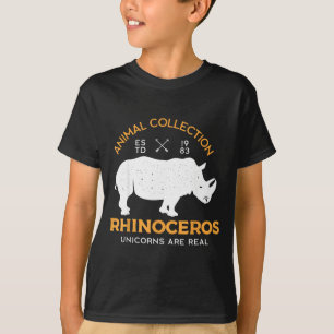 Rhinoceros Unicorns Are Real Funny Animal  T-Shirt