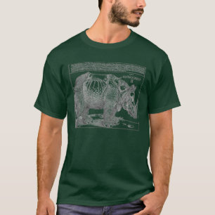 Rhinoceros woodcut Albrecht Dürer 1515 T-Shirt