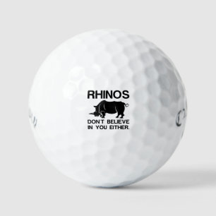 Rhinos Dont Believe Golf Balls