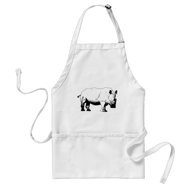 Rhinos Rock Standard Apron (Front)