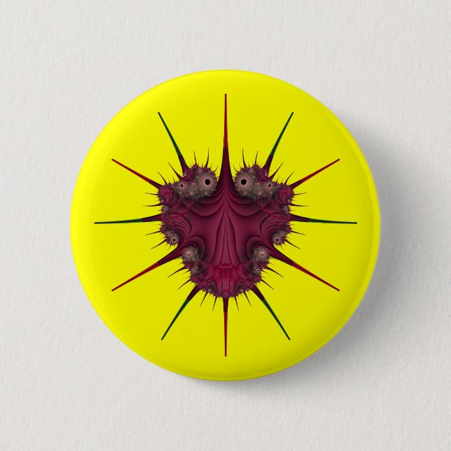Rhizidio Bug 6 Cm Round Badge (Front)