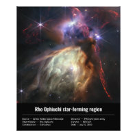 Rho Ophiuchi (NIRCam Image) James Webb Image