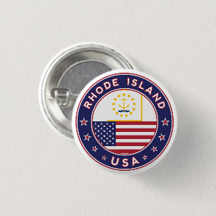 Rhode Island 3 Cm Round Badge