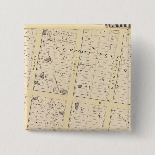 Rhode Island Atlas Map 15 Cm Square Badge