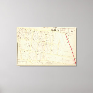 Rhode Island Atlas Map Canvas Print