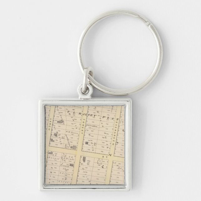 Rhode Island Atlas Map Key Ring (Front)