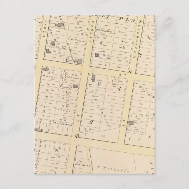 Rhode Island Atlas Map Postcard (Front)