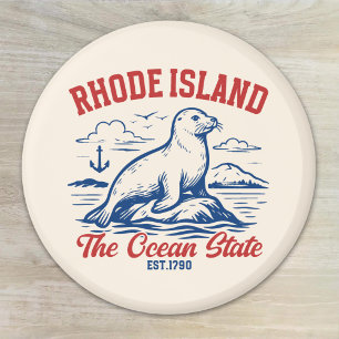 Rhode Island Beach Vibes Gift Idea Magnet