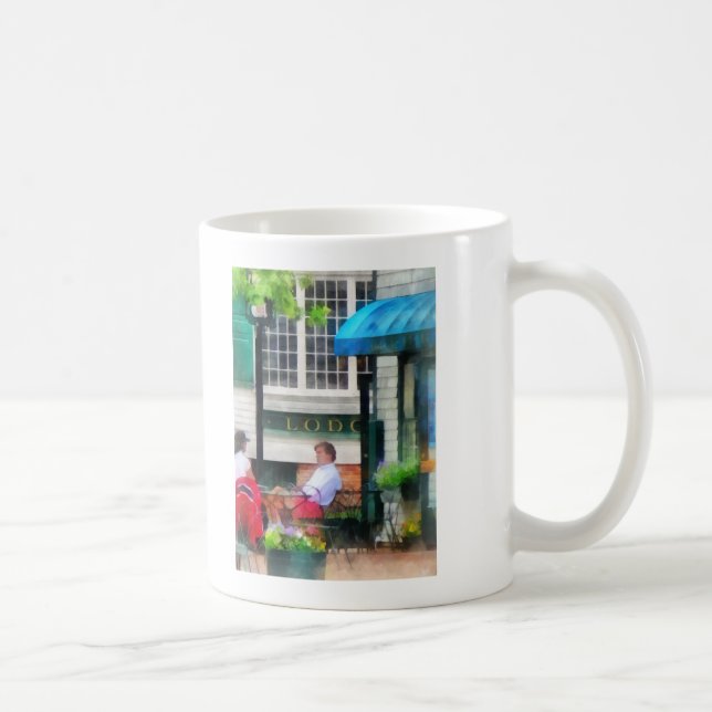 Rhode Island - Cafe Newport RI Coffee Mug (Right)